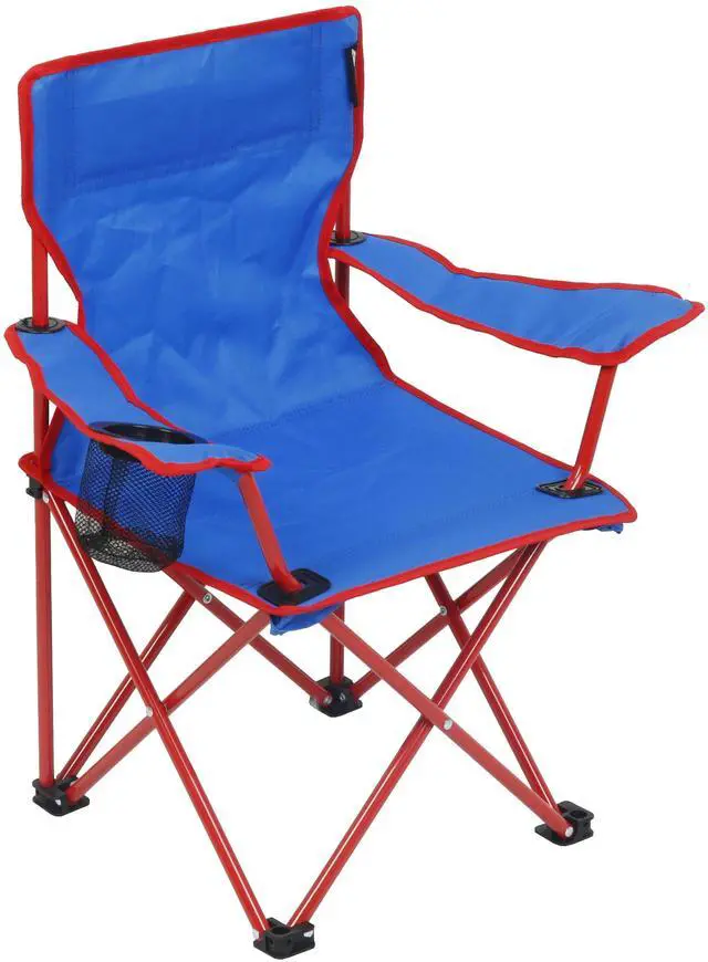 Main image of Ozark Trail Kids Quad Camp Chair with Cupholder, Blue