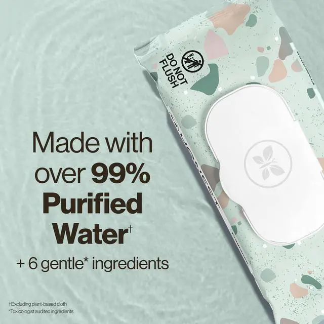 Alt view image 4 of 5 - The Honest Company Plant Based Baby Wipes Fragrance Free 144 Count