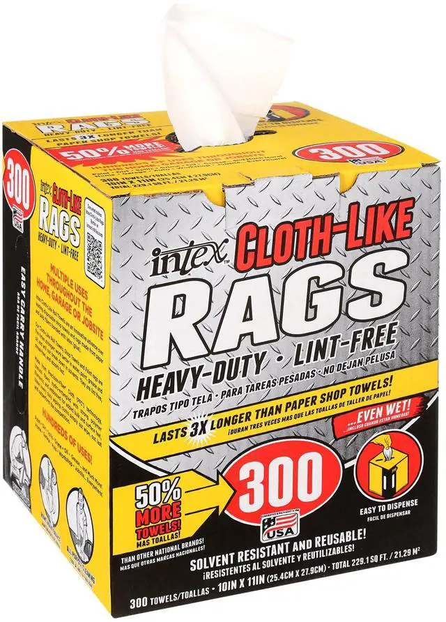 Main image of Intex Nw-00454-75 Cloth-Like Wiping Rags, Fiber Blend