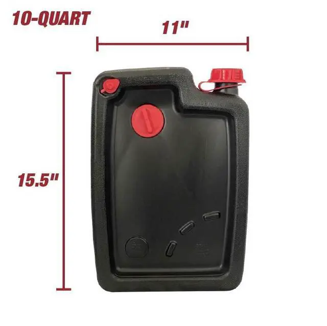 Alt view image 3 of 6 - Hyper Tough 10 Quart Automotive Drain Pan Container, HT-10QT-2025, Black