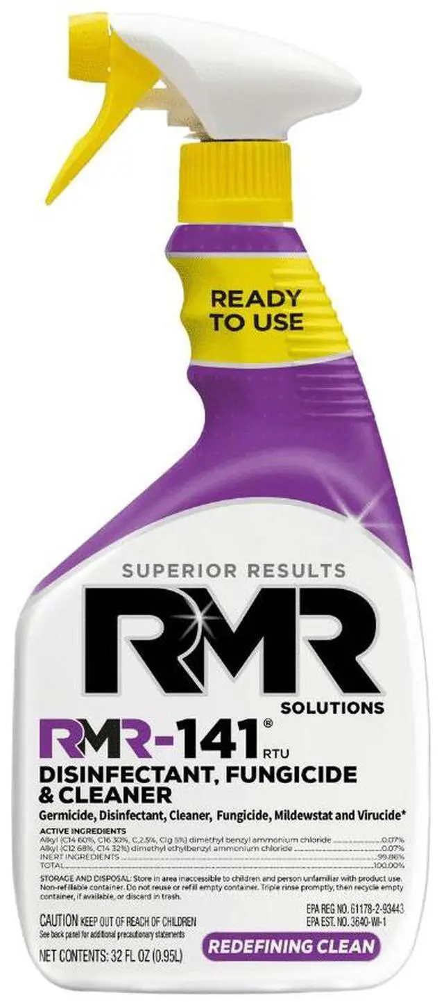 Main image of RMR-141 Disinfectant Spray Cleaner, Kill Mold, Bacteria, & Viruses, 32 Fl Oz