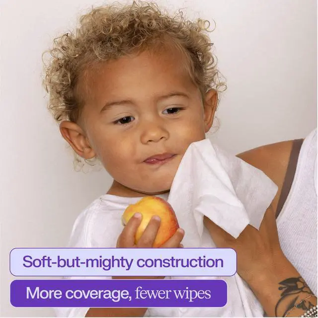 Alt view image 7 of 7 - Freestyle Soft Jumbo Baby Wipes for Sensitive Skin, Unscented, 3 Flip-Top Packs, 216 Total Count
