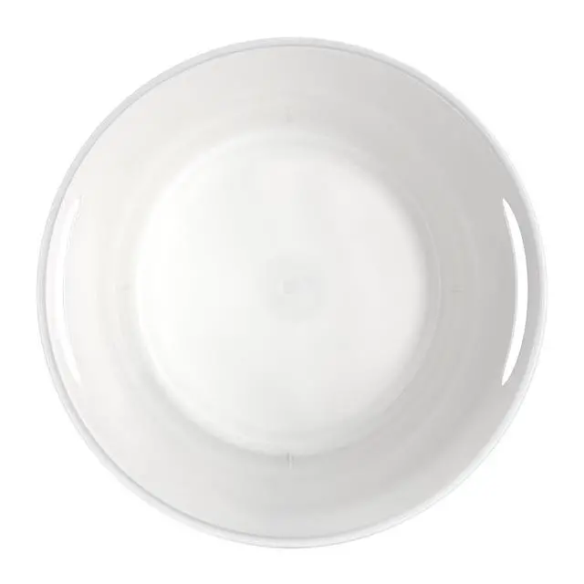 Alt view image 4 of 5 - Mainstays Basic White Plastic Bathroom Wastebasket, 2.64 gal