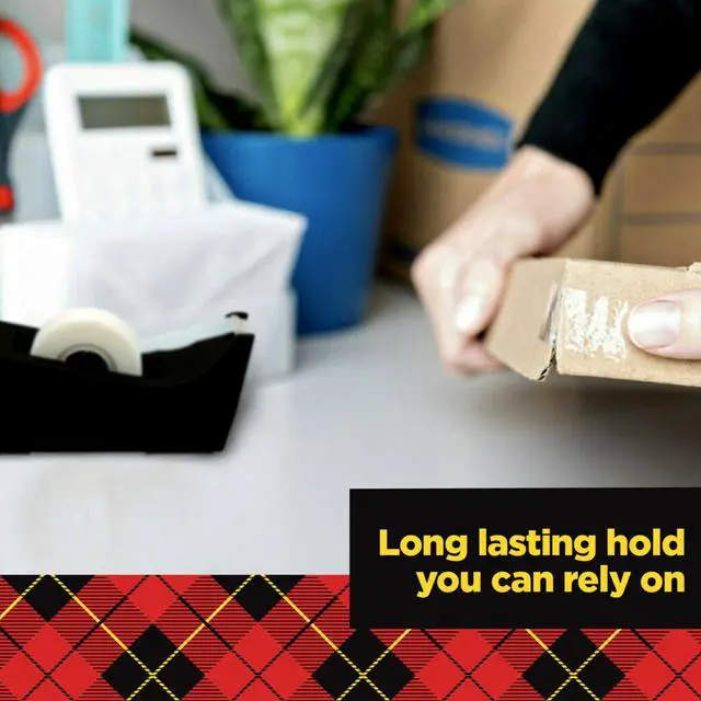 Alt view image 4 of 6 - Scotch Transparent Tape, 3/4 in. x 1000 in., 4 Rolls