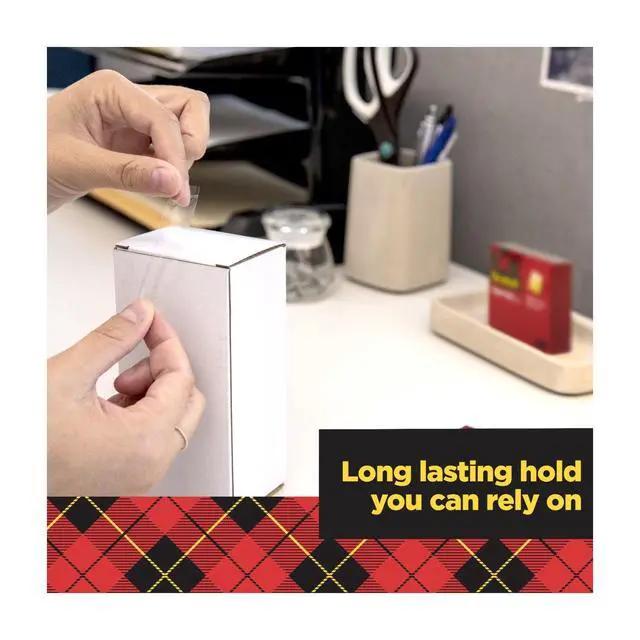 Alt view image 7 of 7 - Scotch Super Hold Tape, Clear, 3/4 in x 800 in per Roll, 3 Rolls