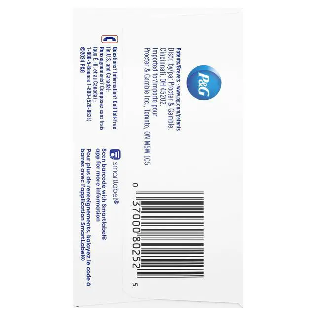Alt view image 5 of 7 - Bounce Free & Gentle Fabric Softener Dryer Sheets, Unscented, 120 Count
