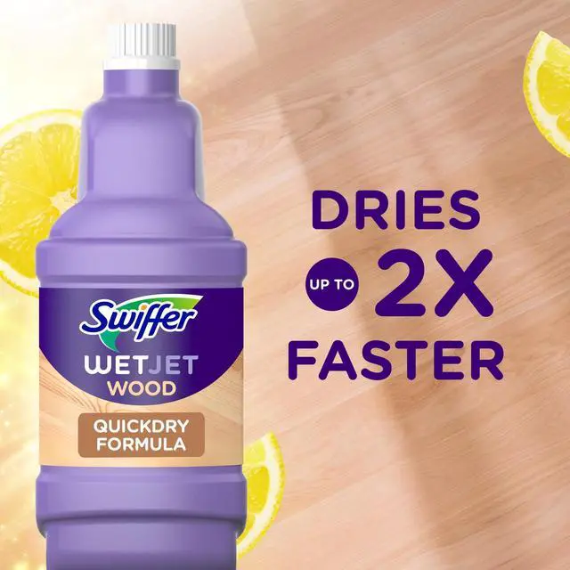 Main image of Swiffer Wet Jet Wood Solution Refill, Unscented, 1 x 42.2 fl oz