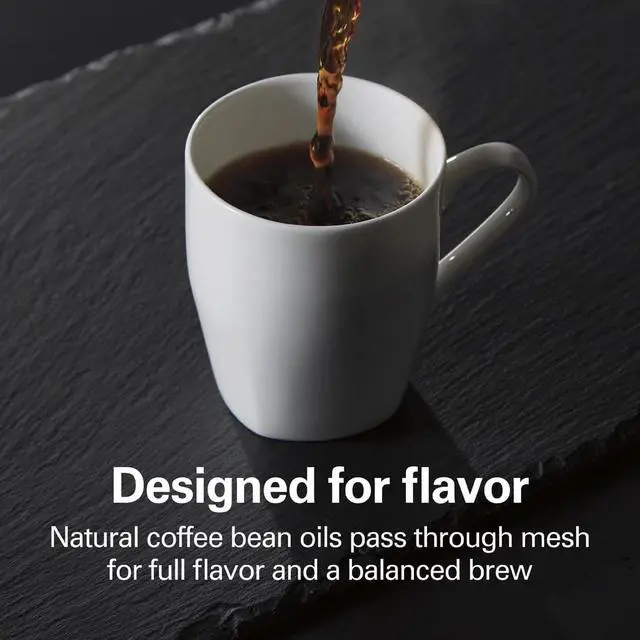 Alt view image 3 of 7 - Café Brew Reusable 8-12 Cup Basket Coffee Filter, Permanent Stainless Steel