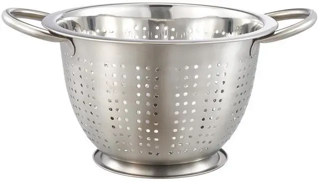Main image of Mainstays SS 3QT Multi-Use Colander for Straining, Draining & Rinsing Pasta, Fruits or Vegetables