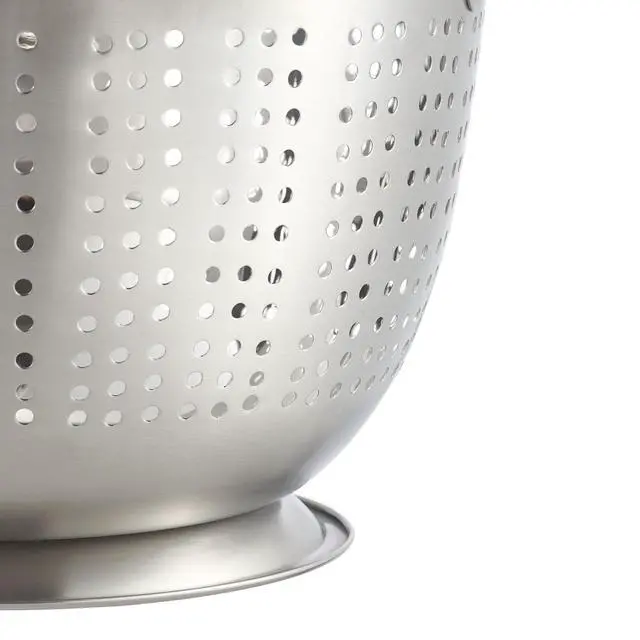 Alt view image 4 of 4 - Mainstays SS 3QT Multi-Use Colander for Straining, Draining & Rinsing Pasta, Fruits or Vegetables