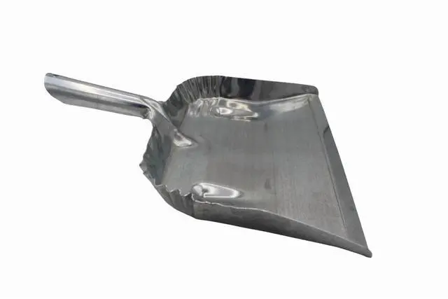Alt view image 4 of 5 - Fulton Heavy Duty Galvanized Steel Dustpan - Silver