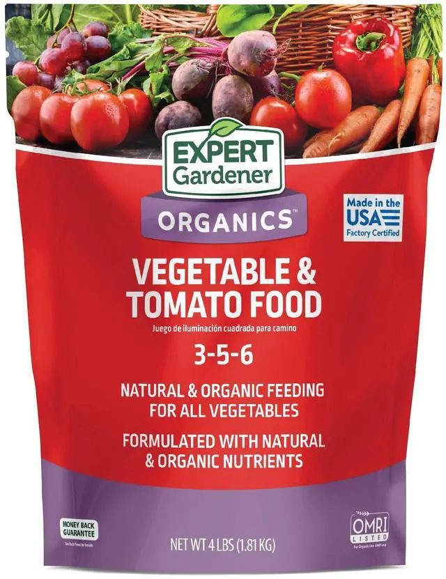 Main image of Expert Gardener Organics Vegetable & Tomato Food, 4 lb Fertilizer
