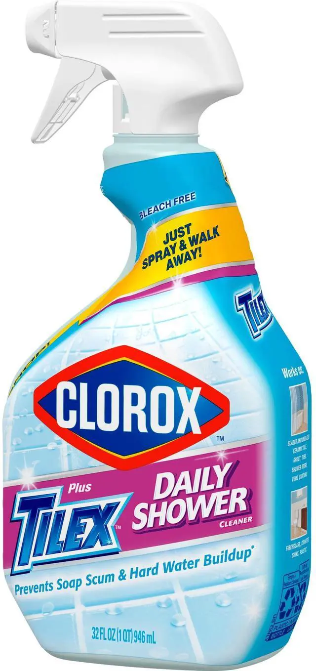 Alt view image 3 of 6 - Clorox Plus Tilex Daily Shower Cleaner and Bathroom Spray, 32 fl oz