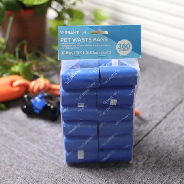 Alt view image 3 of 7 - Vibrant Life Dog Waste Bag Refills, Blue, 360 Count
