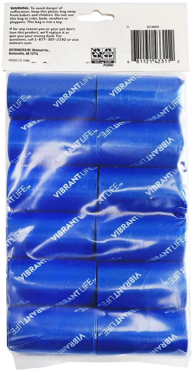 Alt view image 6 of 7 - Vibrant Life Dog Waste Bag Refills, Blue, 360 Count