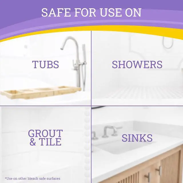 Alt view image 6 of 6 - Zep Home Pro Mold and Mildew Stain Eraser and Cleaner, Clean Fresh Scent, 32 fl oz