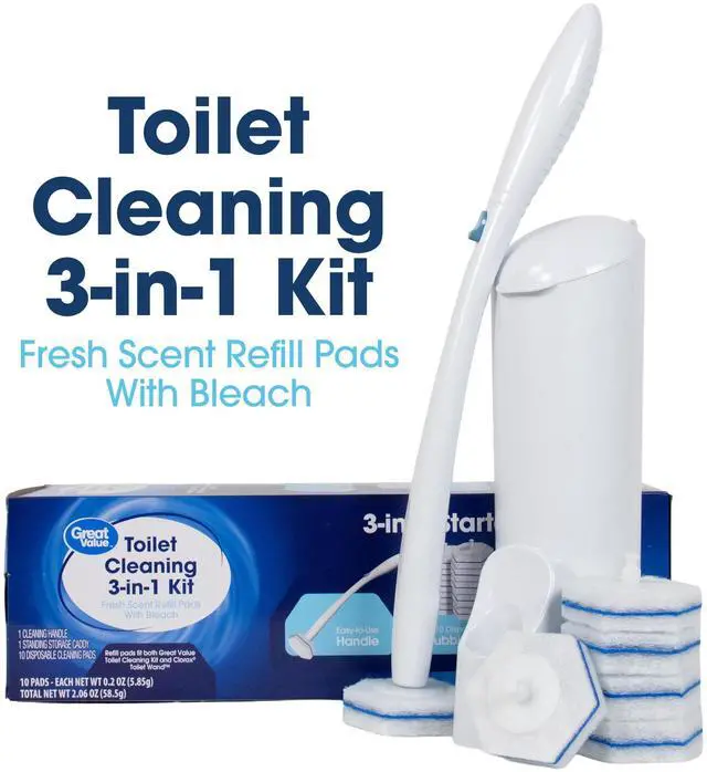 Main image of Great Value Toilet Cleaning 3-in-1 Starter Kit