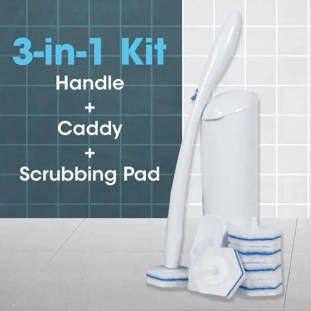Alt view image 6 of 7 - Great Value Toilet Cleaning 3-in-1 Starter Kit