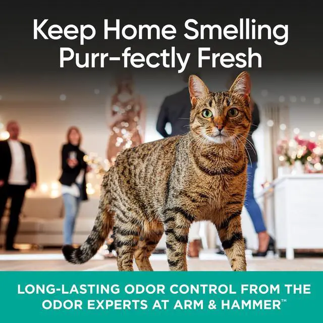 Alt view image 2 of 6 - ARM & HAMMER Cat Sense Odor Control Cat-Approved Litter Deodorizer, 24 oz