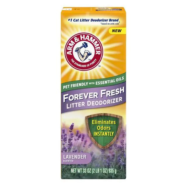 Alt view image 7 of 7 - ARM & HAMMER Forever Fresh Cat Litter Deodorizer, Pet-Friendly Lavender Scent, 33 oz