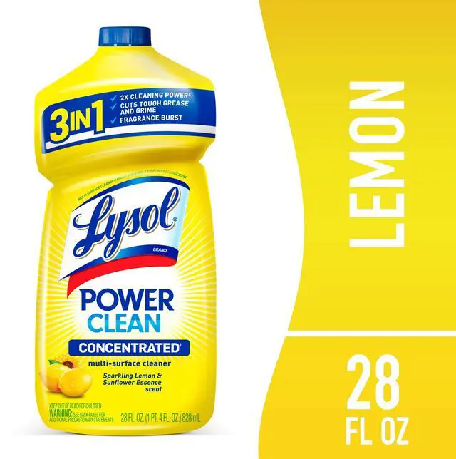 Main image of Lysol All Purpose Cleaner, Multi-Surface Disinfectant Floor Cleaner for Mopping Solution, for Bathroom & Kitchen, Lemon & Sunflower, 28 fl oz