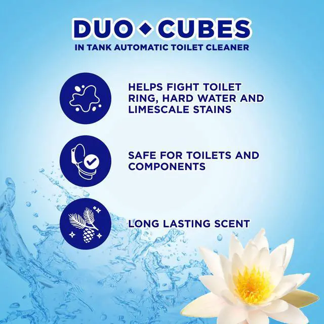 Alt view image 4 of 7 - Soft Scrub In-Tank Toilet Cleaner Duo-Cubes, Sapphire Waters, 4Ct, Continuous Clean, Cleans&Freshens