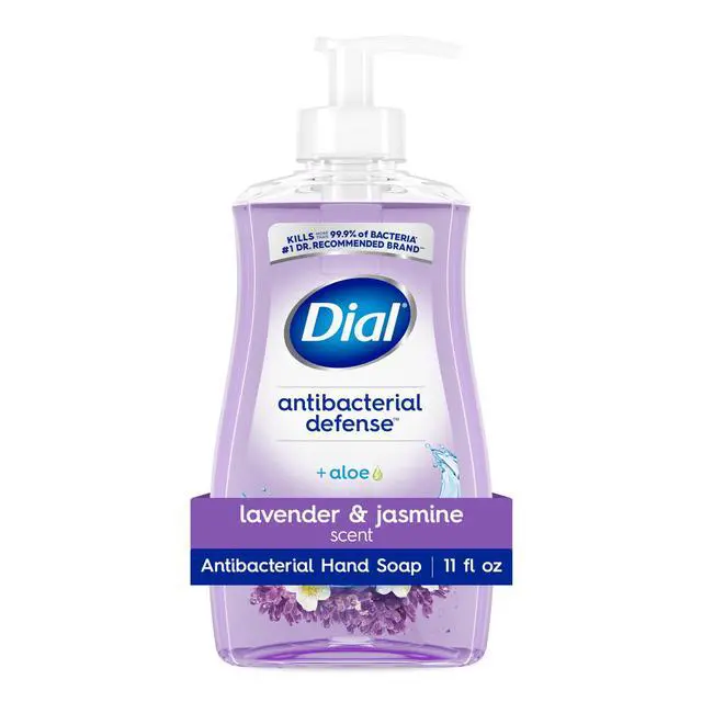Alt view image 6 of 7 - (2 pack) Dial Antibacterial Defense Lavender & Jasmine Liquid Hand Soap, 11 fl oz