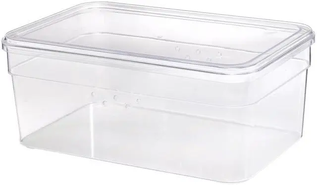 Main image of Mainstays Clear Glossy Plastic Small Shoe Box with Lid