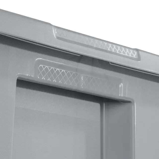 Alt view image 6 of 6 - Sterilite 30 Gallon Extra-Large Storage Bin, Durable Plastic Storage Container with Snap-On Lid, Gray