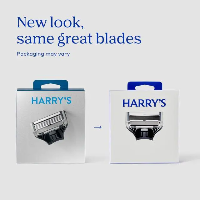 Alt view image 2 of 6 - Harry's Men's Razor Blade Refills, 5 Blade Razor Blade Cartridges, 4 pk