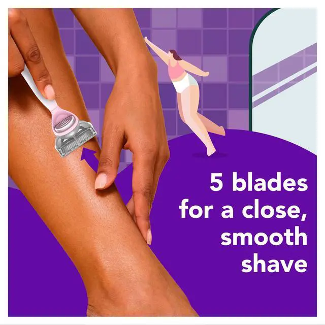 Alt view image 6 of 6 - Joy razor blade cartridge refill for women, 4 blade refills