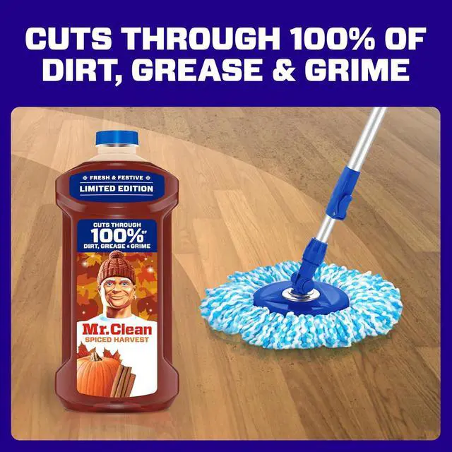 Alt view image 4 of 6 - Mr. Clean All Purpose Cleaner, Cleaning Liquid, Spiced Harvest, 41oz
