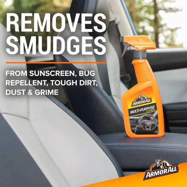 Alt view image 6 of 7 - Armor All Multi-Purpose Car Cleaner Spray, New Car Scent, 16 Fl Oz