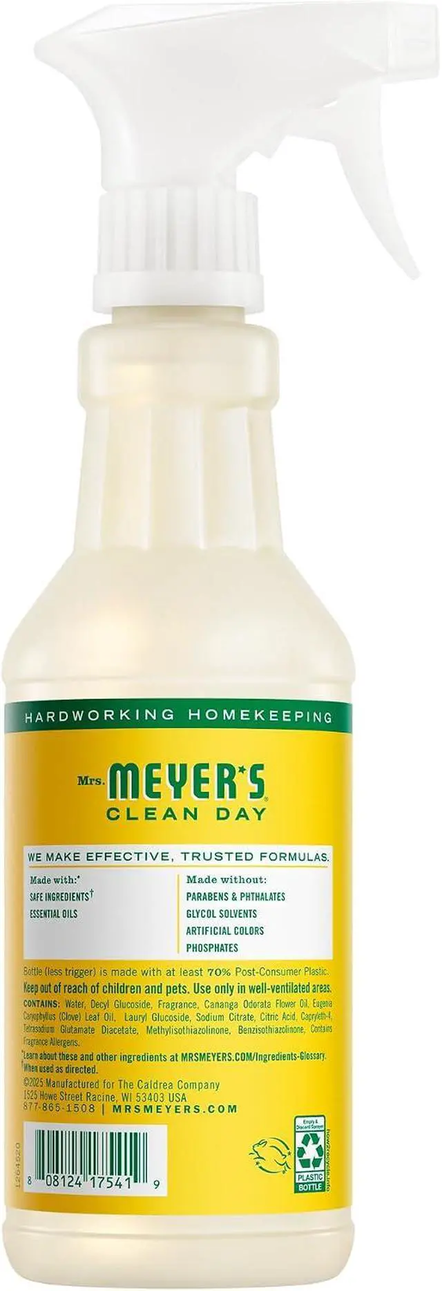 Alt view image 6 of 7 - MRS. MEYER'S CLEAN DAY Multi-Surface Cleaner, Honeysuckle, 16 fl oz