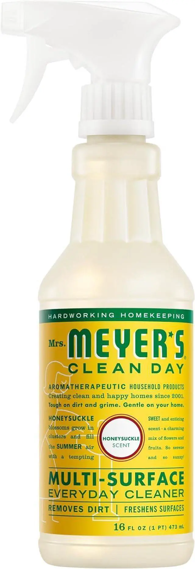 Main image of MRS. MEYER'S CLEAN DAY Multi-Surface Cleaner, Honeysuckle, 16 fl oz