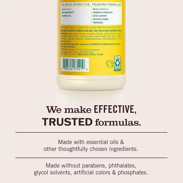Alt view image 5 of 7 - MRS. MEYER'S CLEAN DAY Multi-Surface Cleaner, Honeysuckle, 16 fl oz