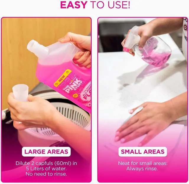 Alt view image 2 of 6 - Stardrops The Pink Stuff The Miracle All Purpose Floor Cleaner 33.8 Fl Oz