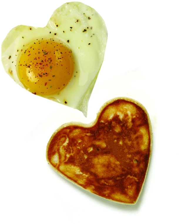 Alt view image 3 of 7 - Norpro Nonstick Heart Pancake/Egg Rings, Set of 2