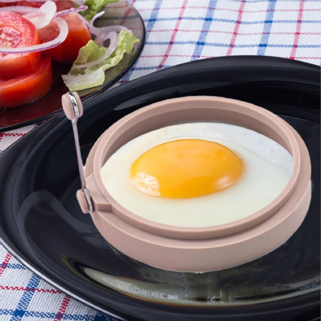 Alt view image 4 of 5 - 4-Pack Nordic Silicone Non-Stick Egg Rings, 4Inch, Colorful