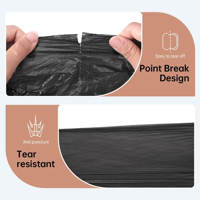 Alt view image 4 of 7 - Car Trash Can Bags 5-Pack 75 Bags