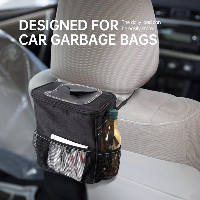 Alt view image 3 of 7 - Car Trash Can Bags 5-Pack 75 Bags