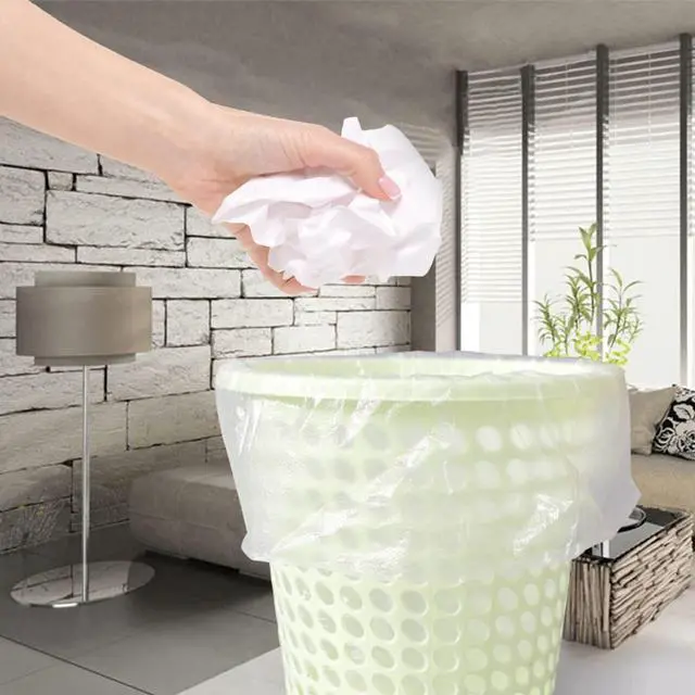 Alt view image 5 of 6 - WAIKAS 8Gallon Flat Top Trash Bags, 1.12-mil, White, Unscented, 42Count