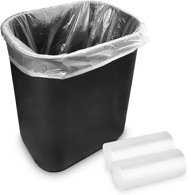 Main image of Stock Your Home 2 Gallon Small Unscented Garbage Bags, 100 Count, Leakproof, Versatile Usage, Grab-n-Go