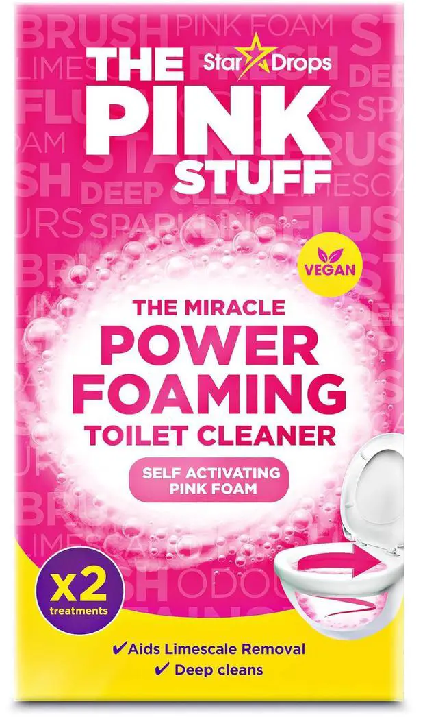 Main image of Stardrops the Pink Stuff Miracle Foaming Toilet Powder 7oz