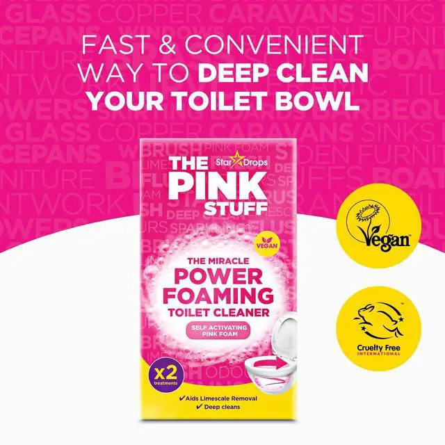 Alt view image 5 of 6 - Stardrops the Pink Stuff Miracle Foaming Toilet Powder 7oz