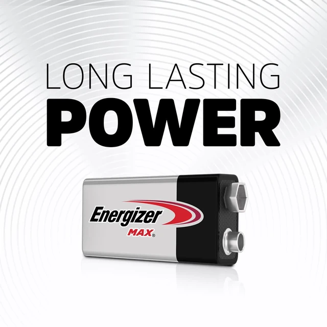 Alt view image 5 of 6 - Energizer MAX 9V Alkaline Batteries (2 Pack) - Packaging May Vary