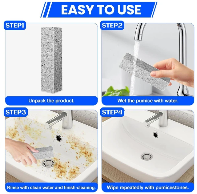 Alt view image 3 of 6 - Riuja 6 Pack Pumice Stone Toilet Bowl Cleaner