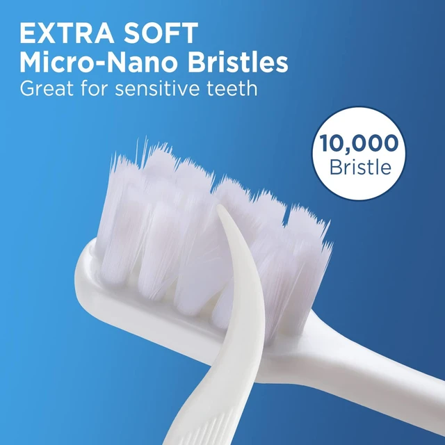 Alt view image 5 of 7 - Frekare Extra Soft Adult Toothbrushes with 10000 Micro Nano Bristles