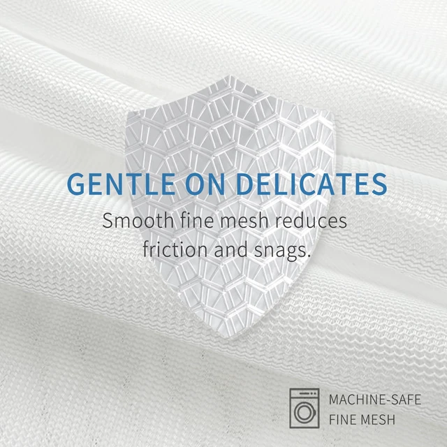 Alt view image 5 of 7 - Muchfun 4Pcs Durable Fine Mesh Laundry Bags for Delicates 16x20Inches
