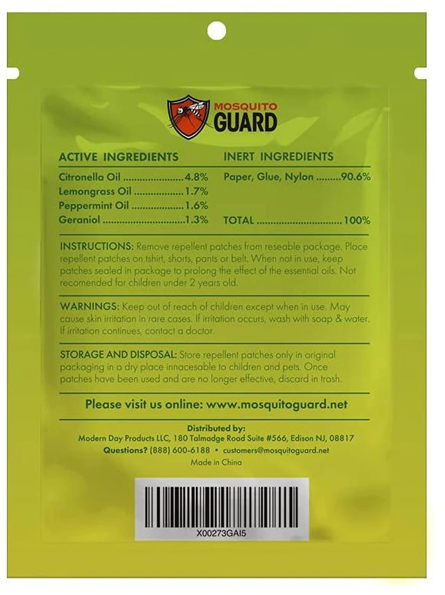 Alt view image 2 of 5 - Mosquito Guard 60 Pack DEET Free Plant Based Mosquito Repellent Stickers for Kids, Outdoor Patio